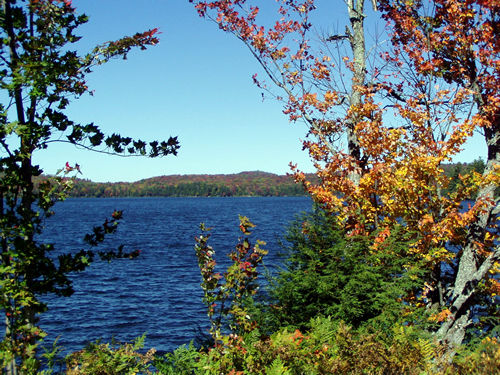 Horseshoe Lake in Fall